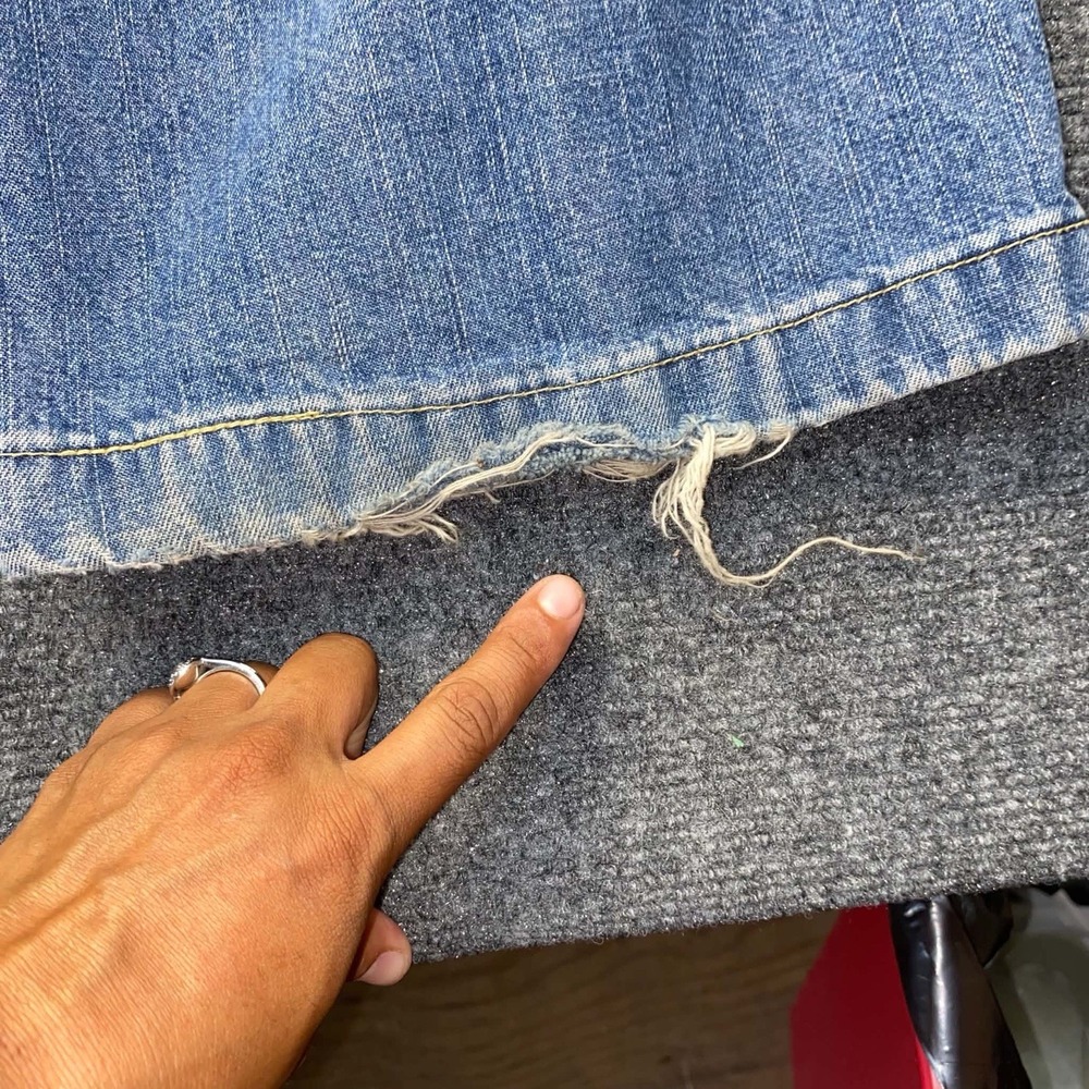 Levi's Carpenter Jeans Men 38x32 Blue 100% Cotton Medium Wash Signature Workwear - Picture 10 of 12